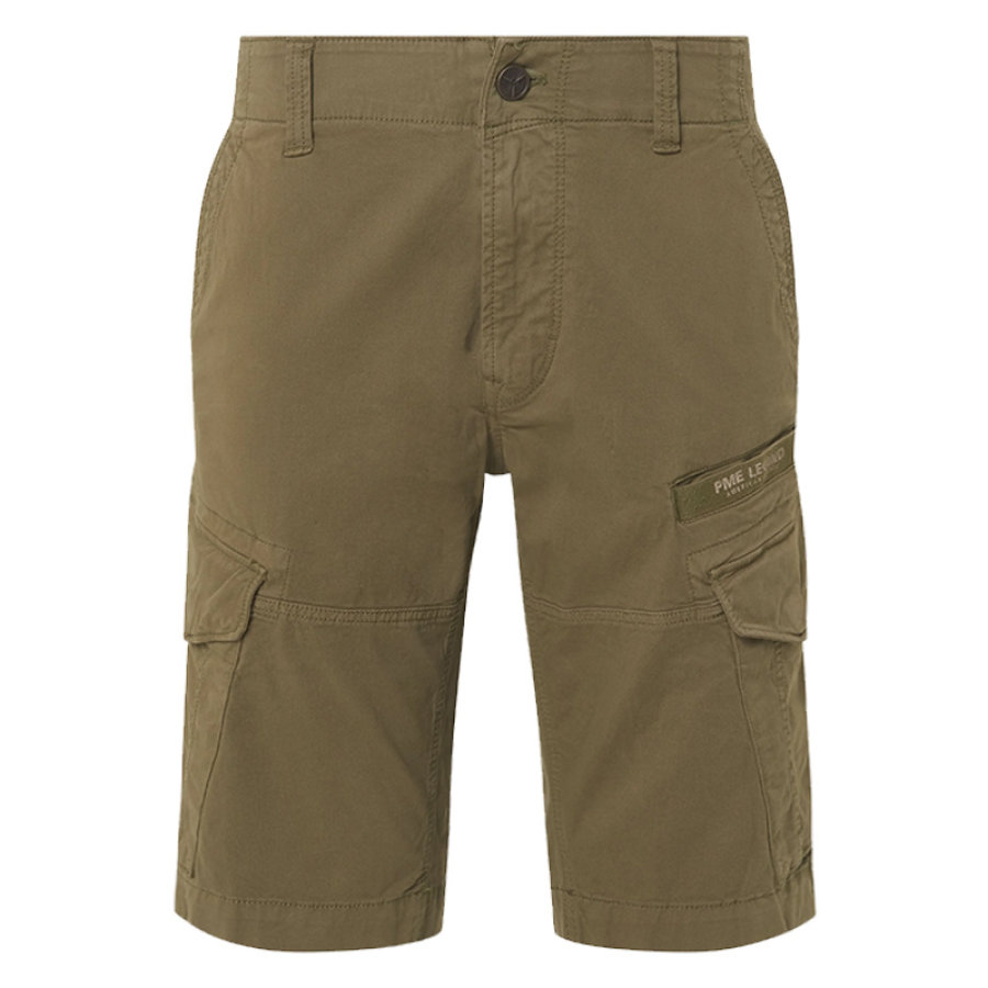 

Shorts Cargo Masculino Retrô Cintura Alta Bolso Funcional Resistente Ao Desgaste Shorts De Trabalho Ao Ar Livre