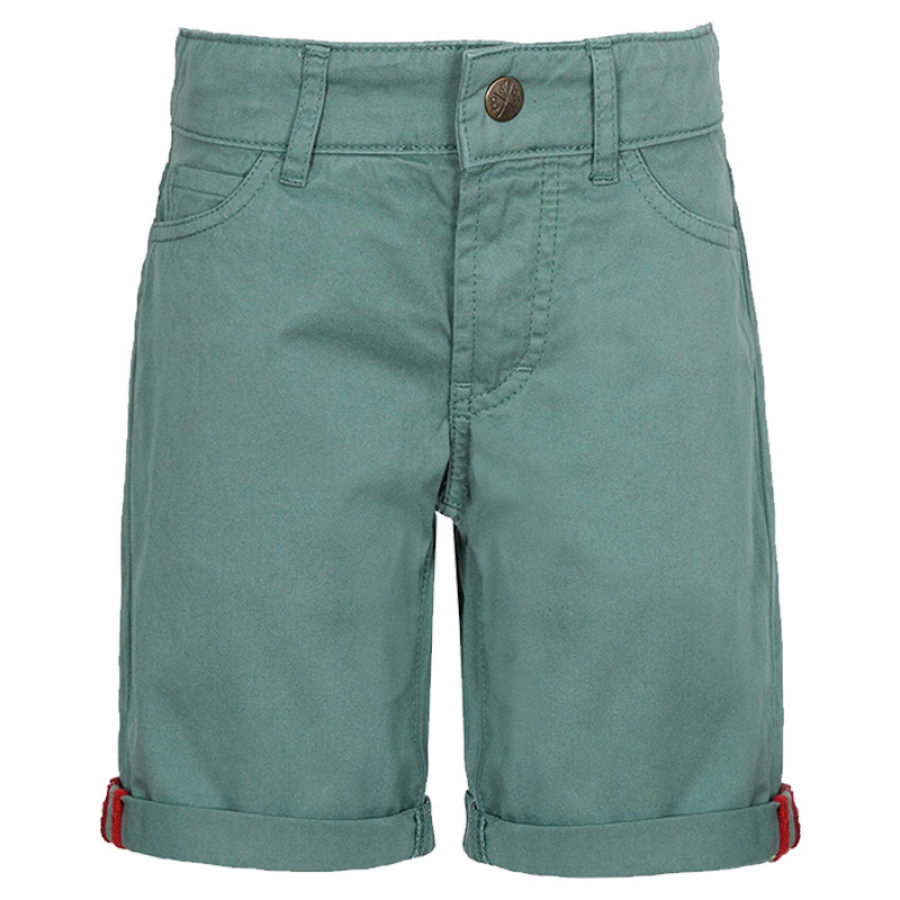 

Pantalones Cortos De Carga Para Hombres Retro Cintura Alta Resistente Al Desgaste Línea De Contraste De Color Pantalones Cortos Casuales Diarios
