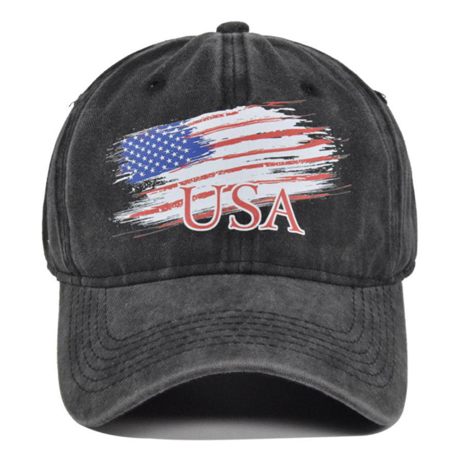 

Gorra De Béisbol Con Estampado De Bandera Estadounidense Para Hombre