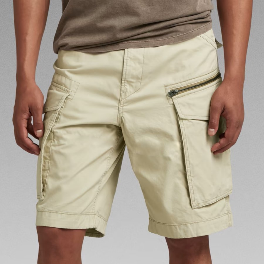 

Jorts Casuales Para Hombre Con Bolsillo Con Cremallera Cool Cargo Shorts