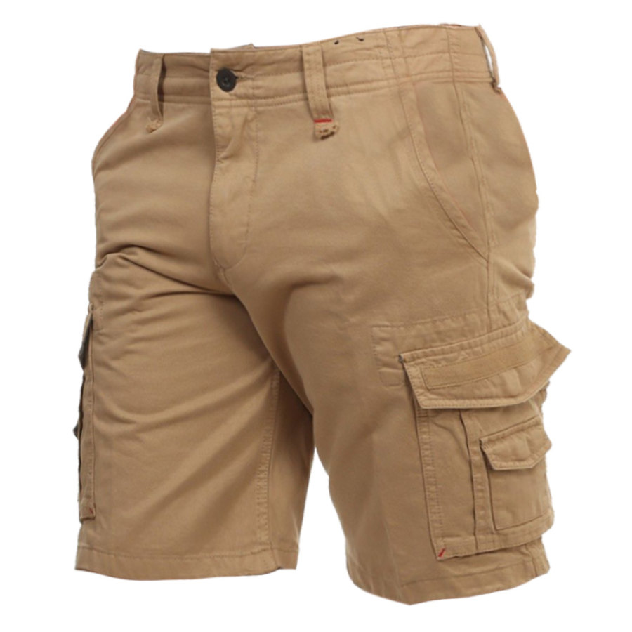 

Men's Shorts Retro Multi-Pocket Workwear Wear-resistant Outdoor Shorts