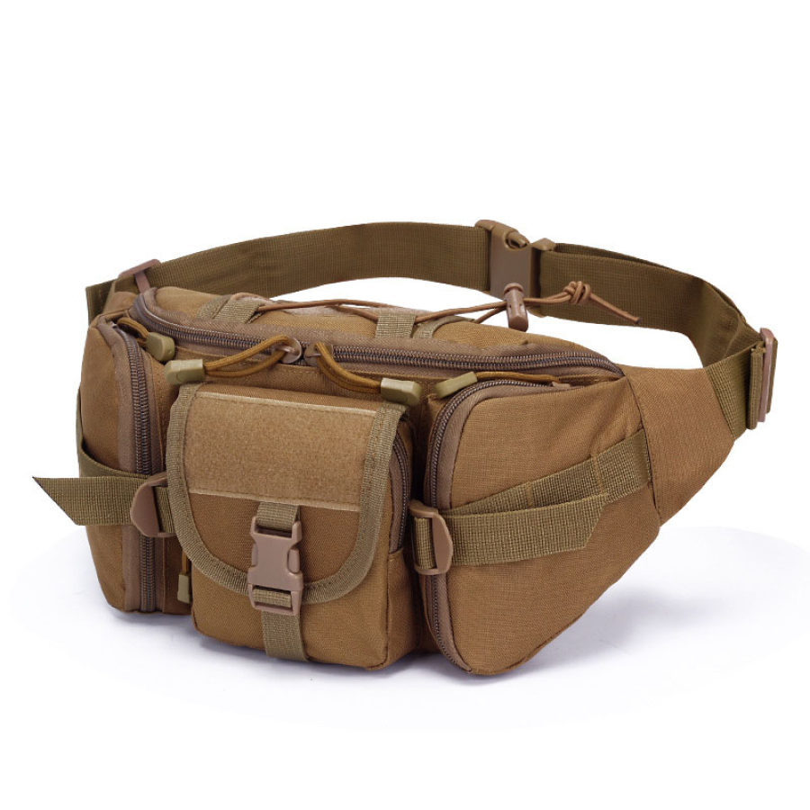 

Men's Waist Bag Outdoor Military Tactical Sports Large Capacity Waterproof Cycling Travel Running Multifunctional Bag