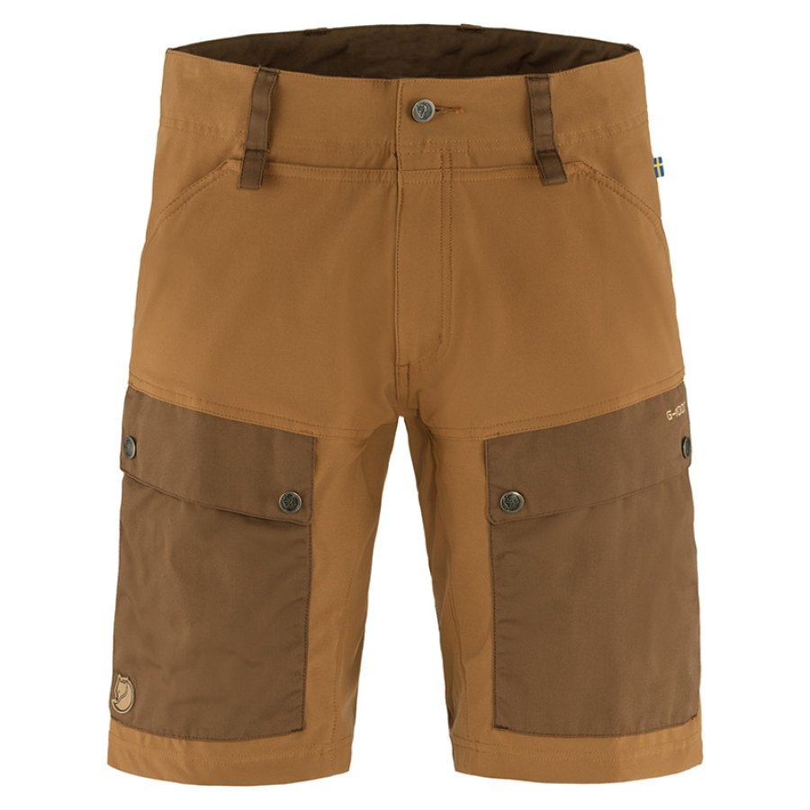 

Fjallraven Men's Shorts Retro Color Matching Pocket Outdoor Wear-resistant Overalls Shorts