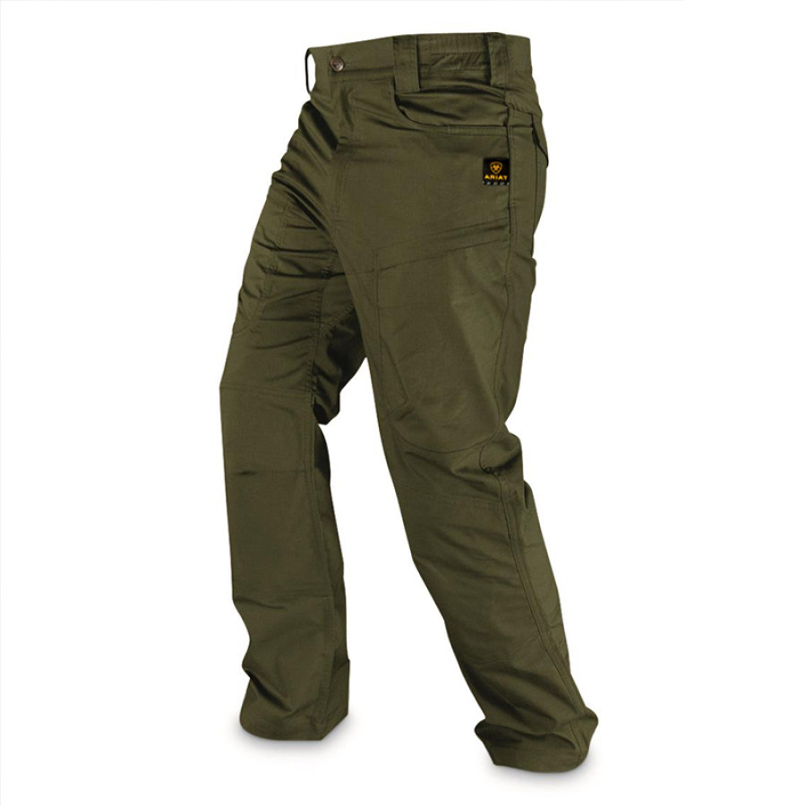 

Ariat Men's Trousers Outdoor Wear-resistant Waterproof Special Training Pocket Mountaineering Overalls