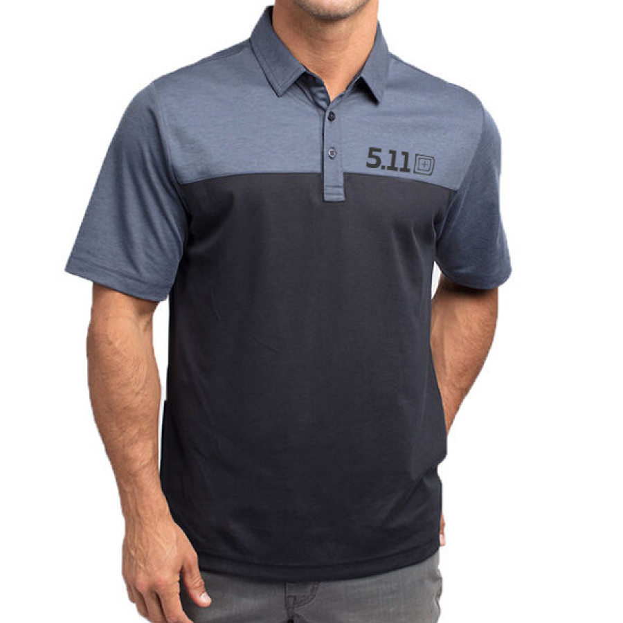 

Camisa Polo Casual De Manga Curta Masculina 511 Para Atividades Ao Ar Livre Em Cores Contrastantes