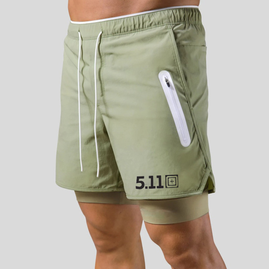 

511 Tactical Men'sMoisture Wicking Sports Shorts