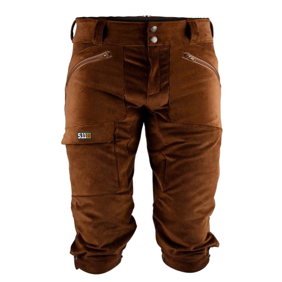 

Men's Outdoor Corduroy Shorts 511 Multi Pocket Shorts