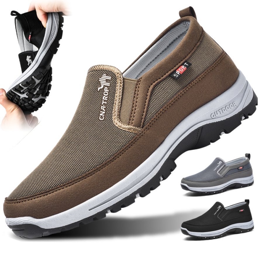 

Zapatillas De Deporte Suaves Y Transpirables Con Costuras De Malla Para Hombre Zapatos Informales