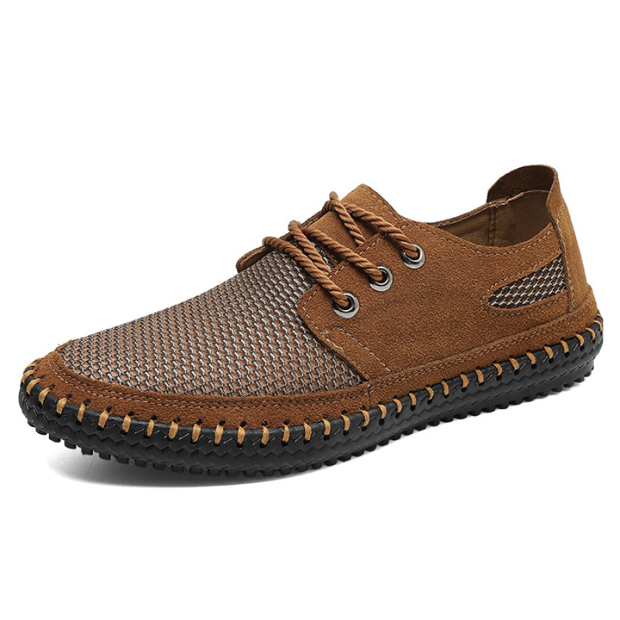 

Scarpe Sportive Da Uomo Con Cuciture A Rete Traspiranti Morbide Antiscivolo Scarpe Casual Scarpe Da Ginnastica