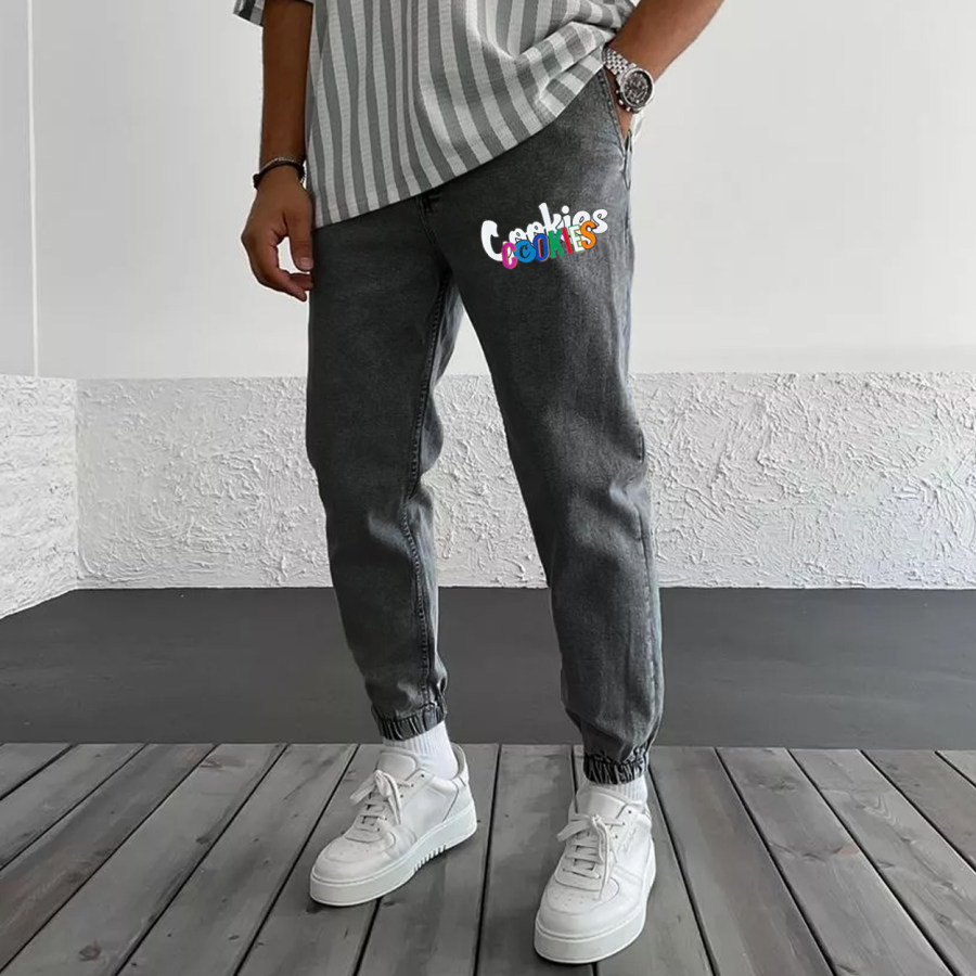 

Men's Color Letter Printing Casual Sweatpants