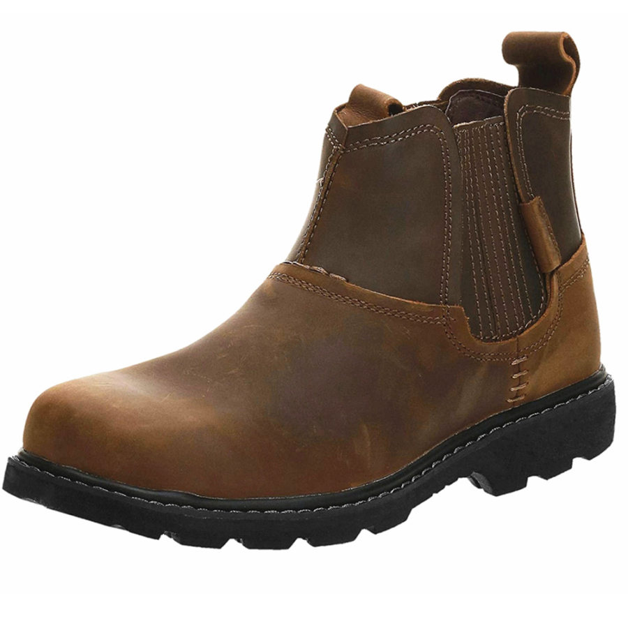 

Men's PU Upper Leather Platform Martin Boots Chelsea Boots