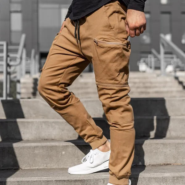 Men's Outdoor Casual Multi-Pocket Workwear Pants - Honeylop.chimpone.com 