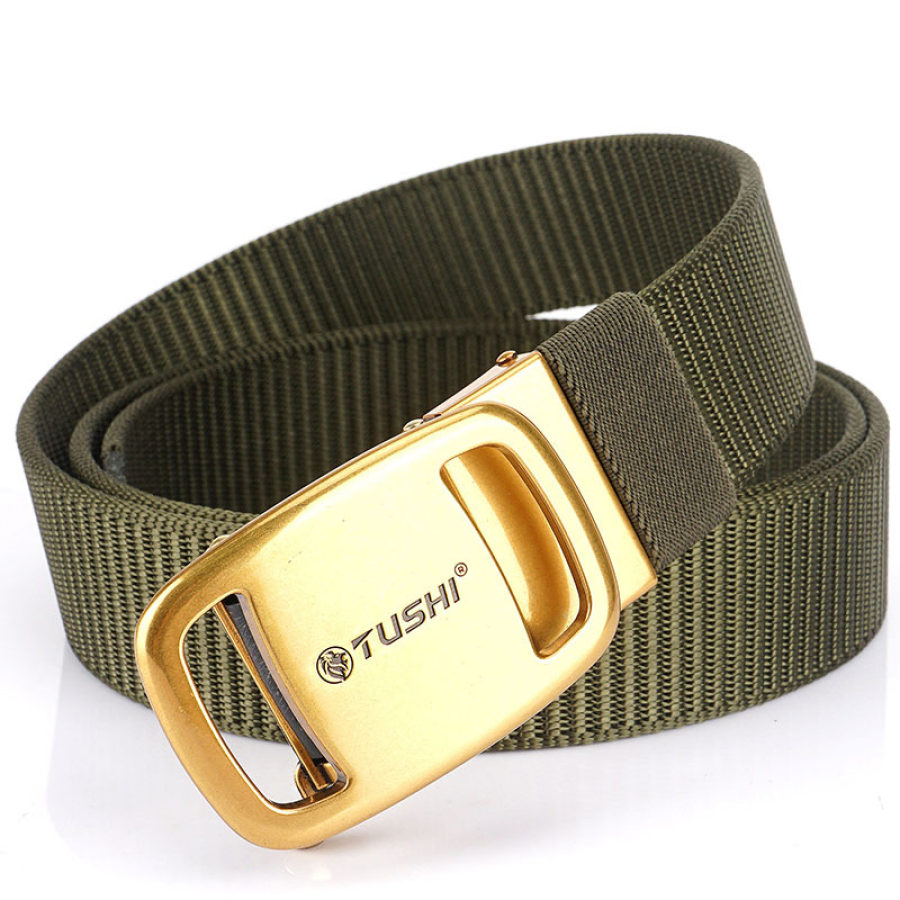 

Cinto Masculino Com Fivela Automática Para Negócios Casual Cinto De Náilon