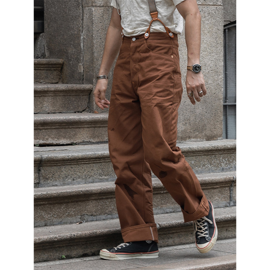 

1873 Duck Canvas Work Pants Gold Rush Vintage Workwear Trousers