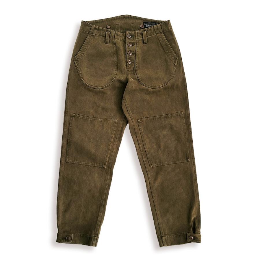 

Cargo Pants For Men Loose Mid-Waist Green Coffee Pencil Pants