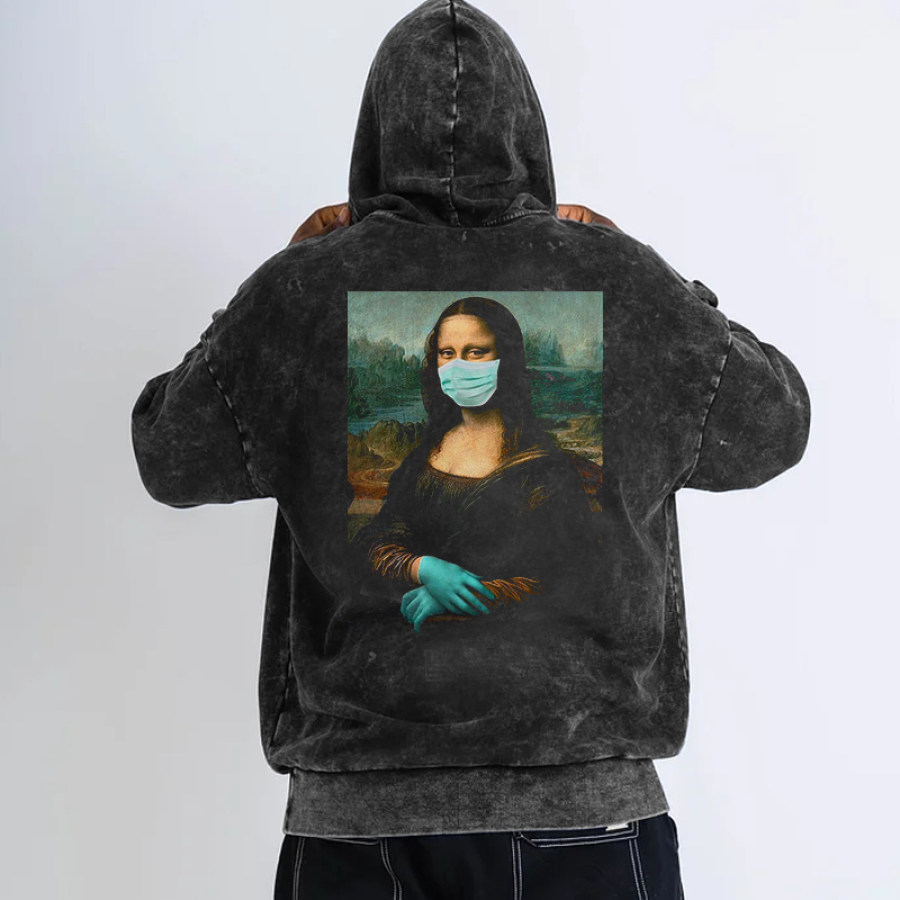 

Men's Oversized Hoodie Fun Painting Graphic Print Pocket Comfort Hooded Sweatshirt