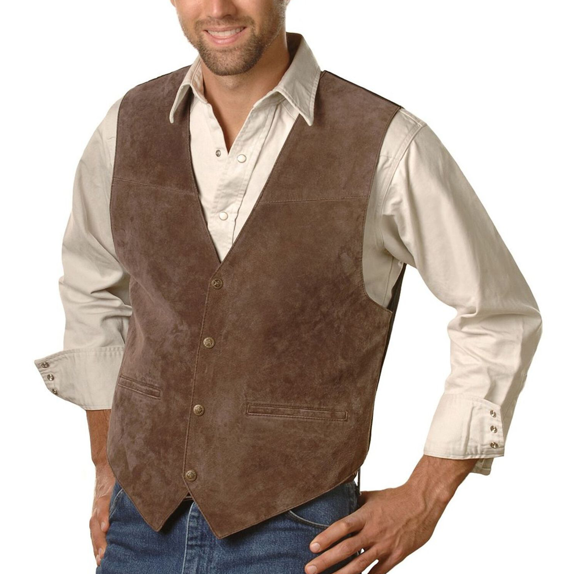 Купить Мужскую Жилетку Коричневую