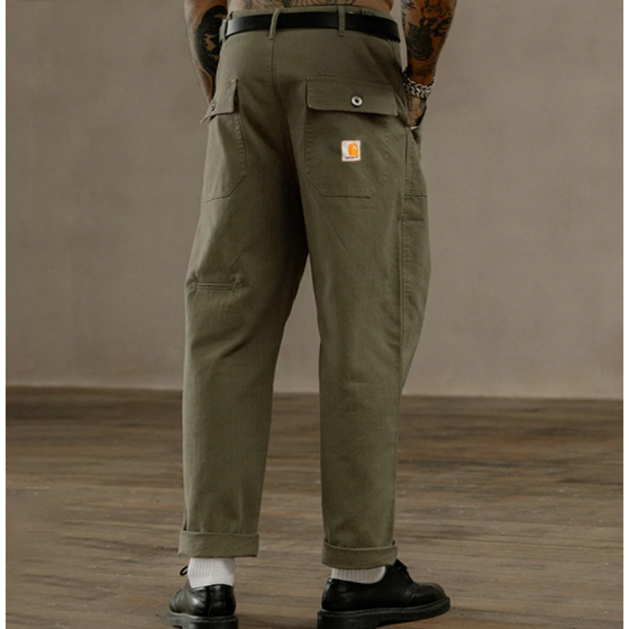 

Мужские брюки-карпентер 304 Albion уличные армейские зеленые тактические брюки-карго в стиле ретро рабочие брюки