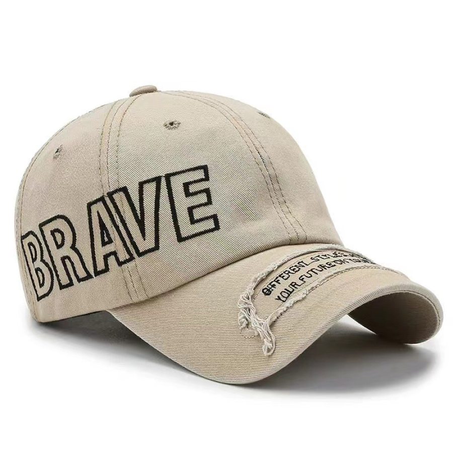 

Casquette De Baseball Brodée Délavée Vintage Pour Hommes