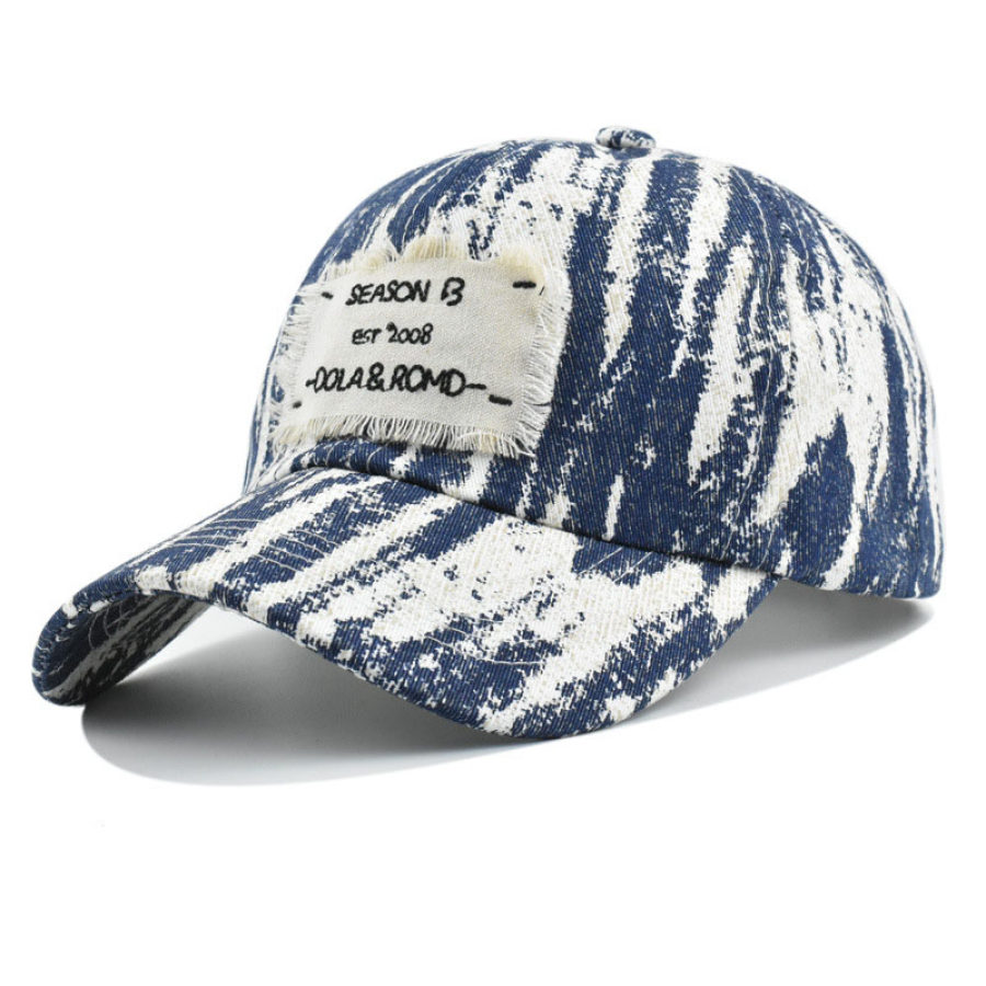 

Бейсбольная кепка с нашивкой Tie Dye солнцезащитная кепка для улицы