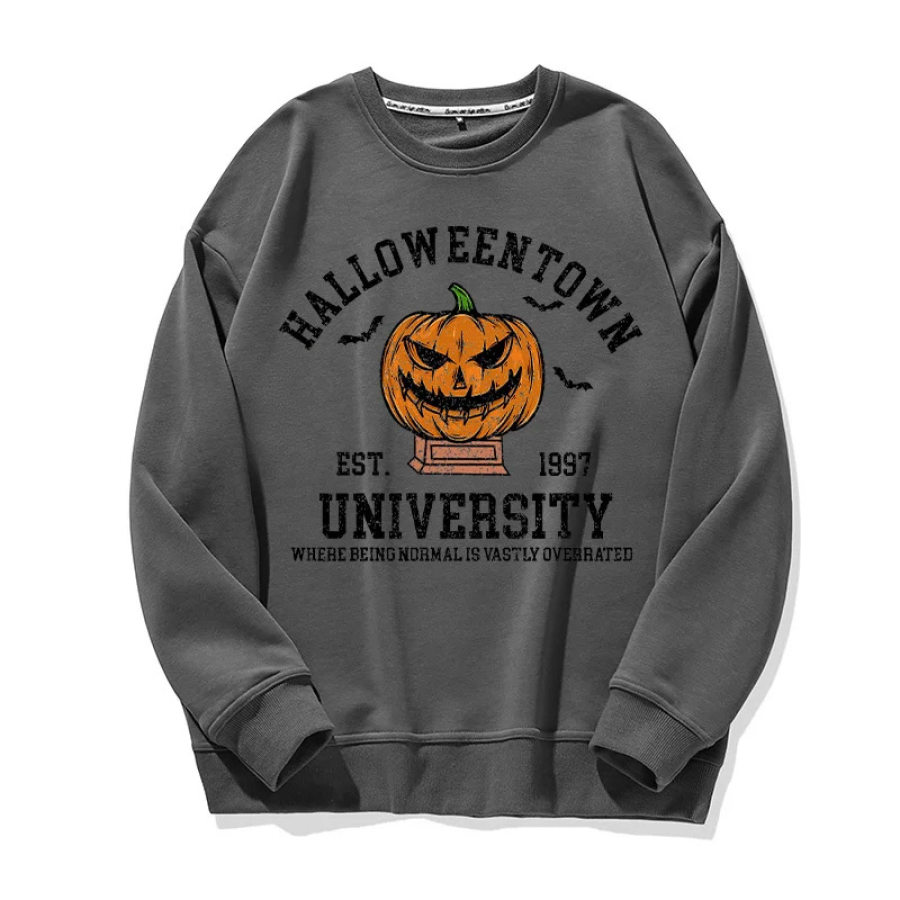 

Moletom Feminino Com Estampa Halloween Town EST 1997