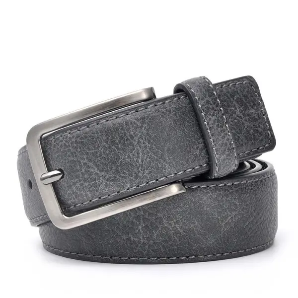 Men's Belt Vintage Casual Pin Buckle Belt - Kalesafe.com 