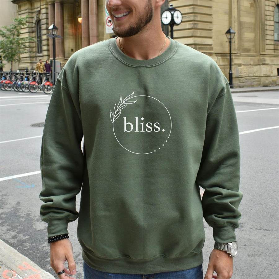 

Herren-Sweatshirt Vintage Bliss Trendy Aesthetic Langarm Casual Daily Tops