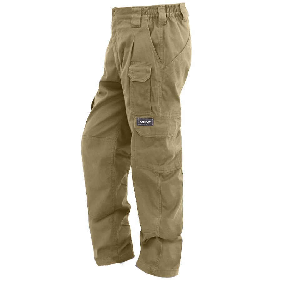 

Pantalon Cargo Multi-poches Pour Hommes Vêtements D'extérieur Rétro