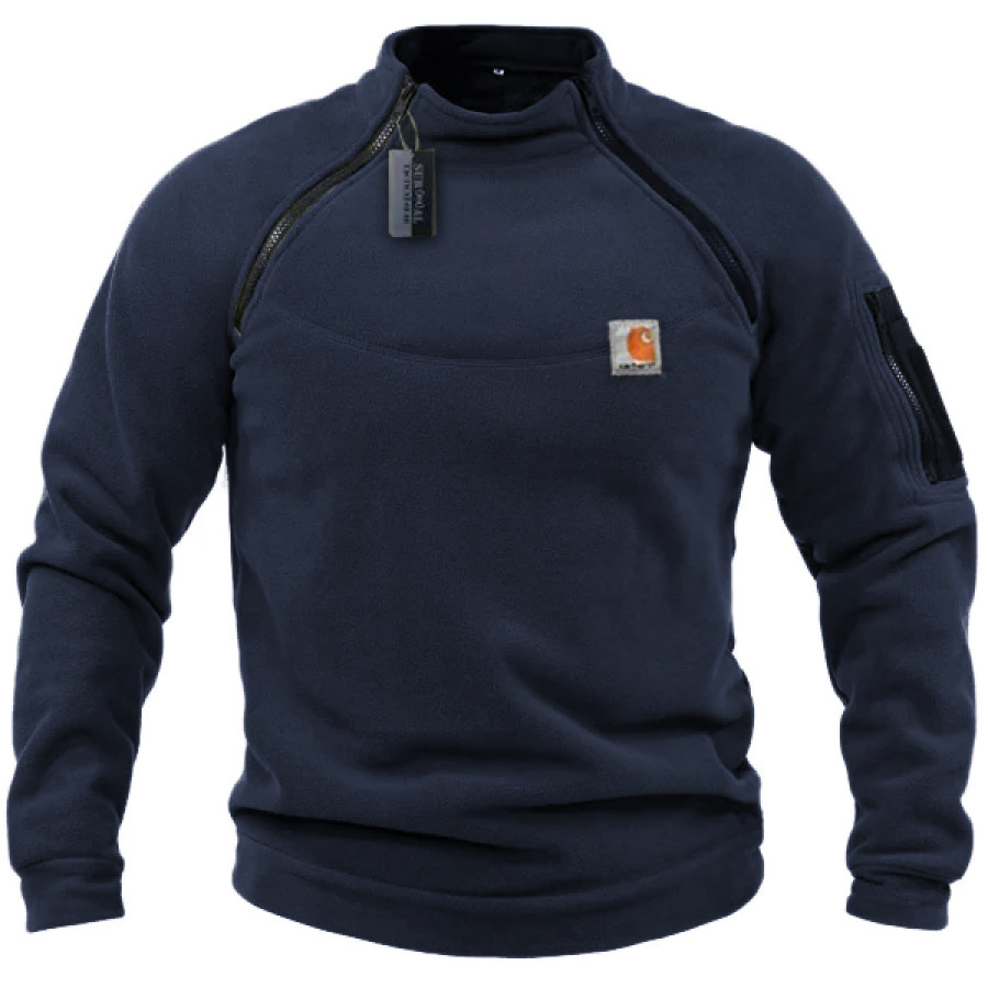 

Suéter De Cuello Alto Táctico Cálido Y Transpirable Al Aire Libre Vintage Para Hombre