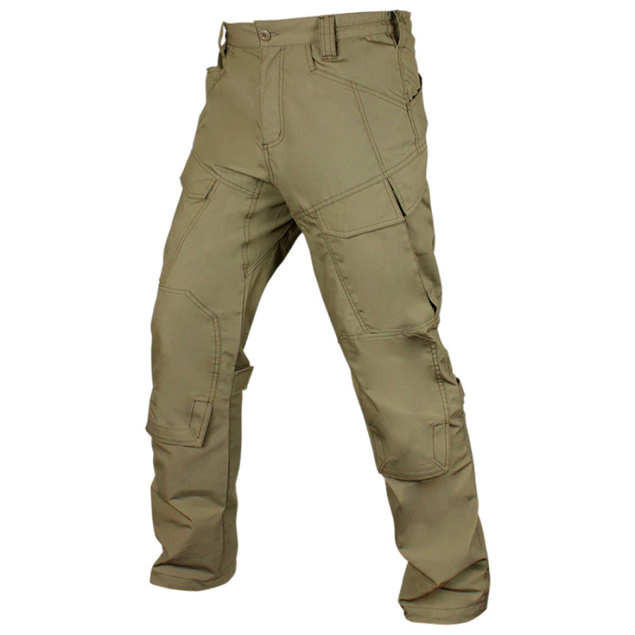 

Pantalon Cargo Tactique Pour Hommes Rétro Extérieur Résistant à L'usure Poches Fonctionnelles