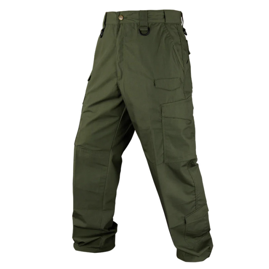 

Pantalones Tácticos Al Aire Libre Para Hombres Bolsillos Multifuncionales Retro Resistentes Al Desgaste