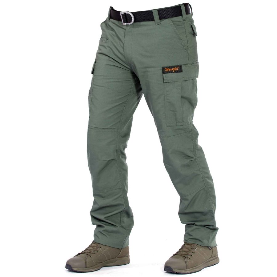 

Pantalones Cargo Para Hombre Pantalones De Trabajo Diarios Tácticos Con Múltiples Bolsillos Para Exteriores Verde Militar