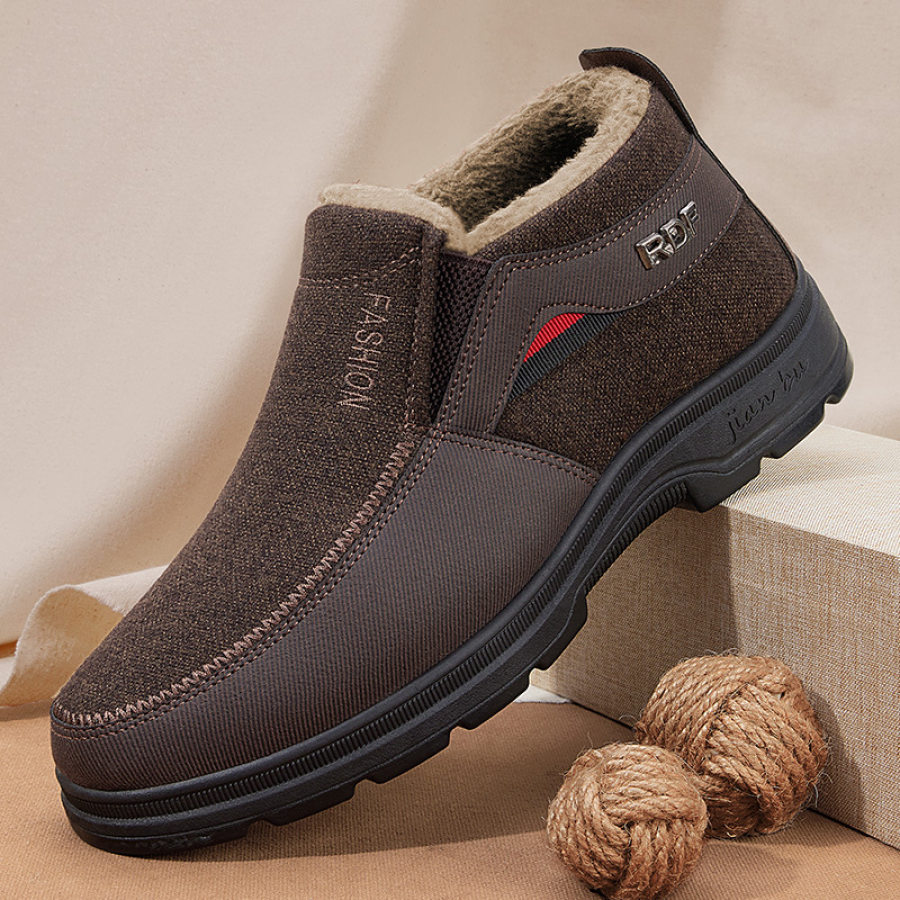 

Men's Slip-on Thickened Velvet Warm Cotton Shoes