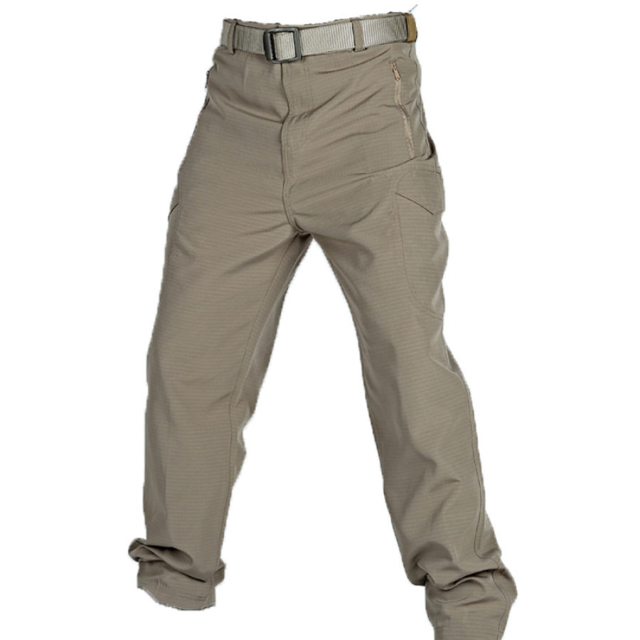 

Pantaloni Tattici Militari Da Lavoro All'aperto Da Uomo Pantaloni Cargo Casual Leggeri Rip-Stop