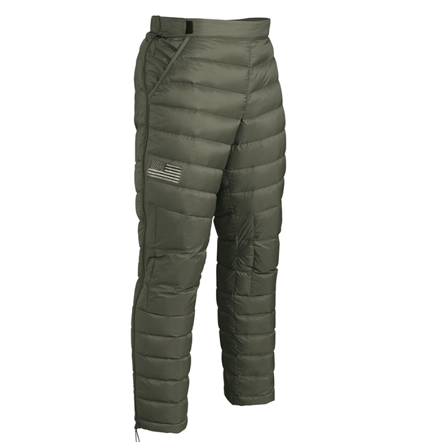 

Pantalon Isolé Coupe-vent Pour Hommes Camping En Plein Air Randonnée Sac De Couchage Détachable Style Pantalon
