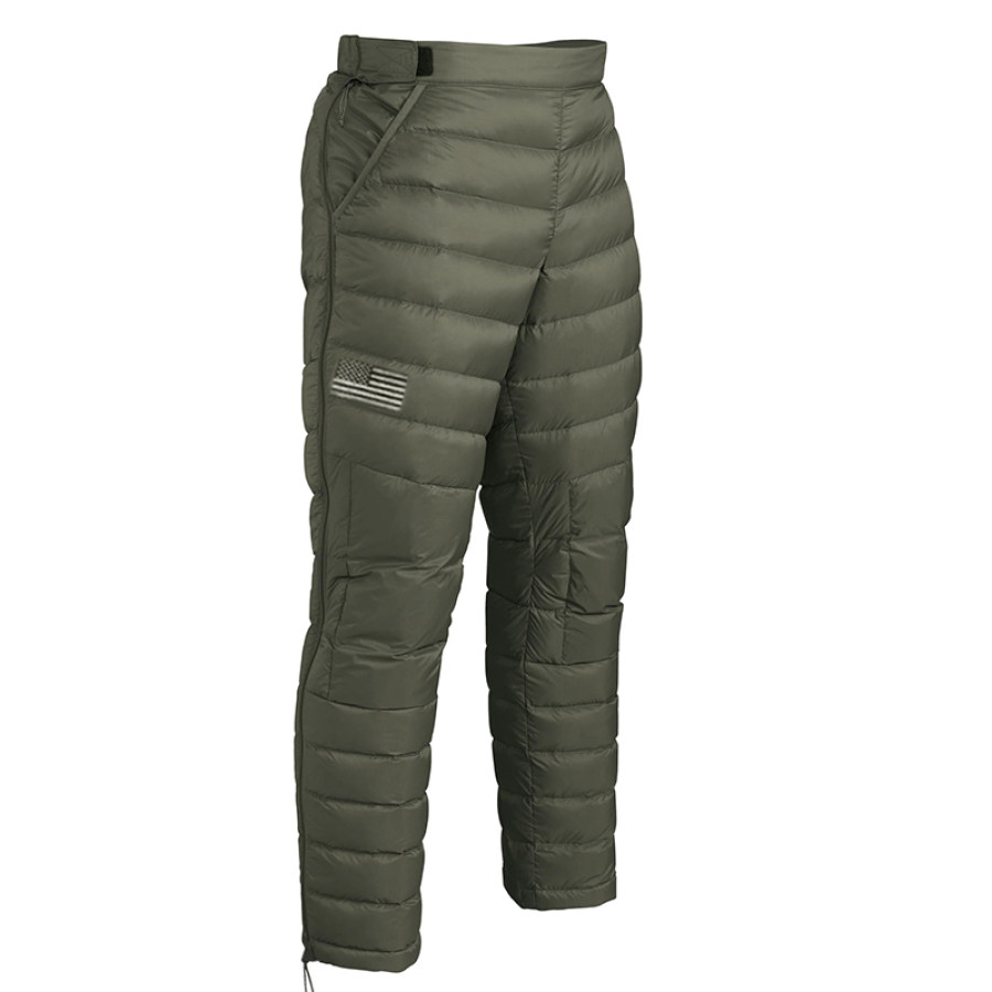 

Men's Outdoor Windproof Insulated Pant Outdoor Camping Hiking Detachable Sleeping Bag Style Trousers