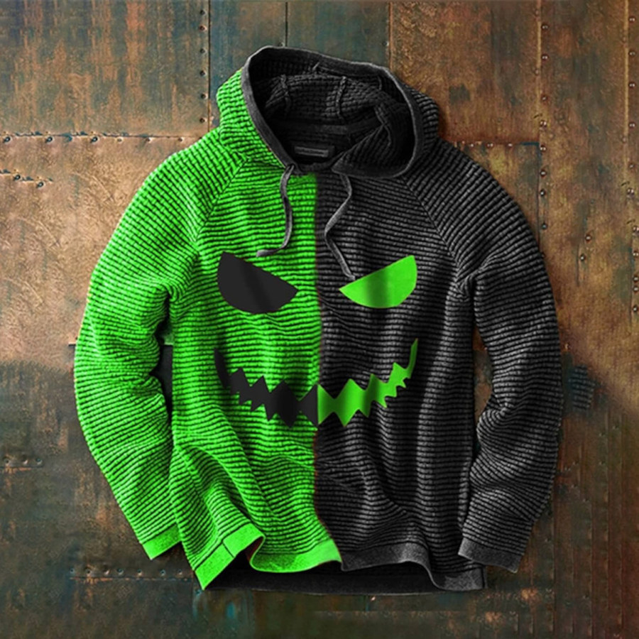 

Calabaza Sudadera Con Capucha De Halloween Para Hombre Suéter De Halloween Calabaza Verde