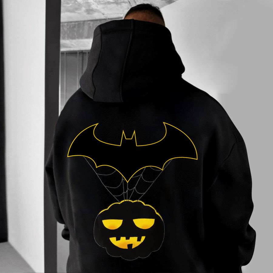 

Oversized Bat Pumpkin Hoodie