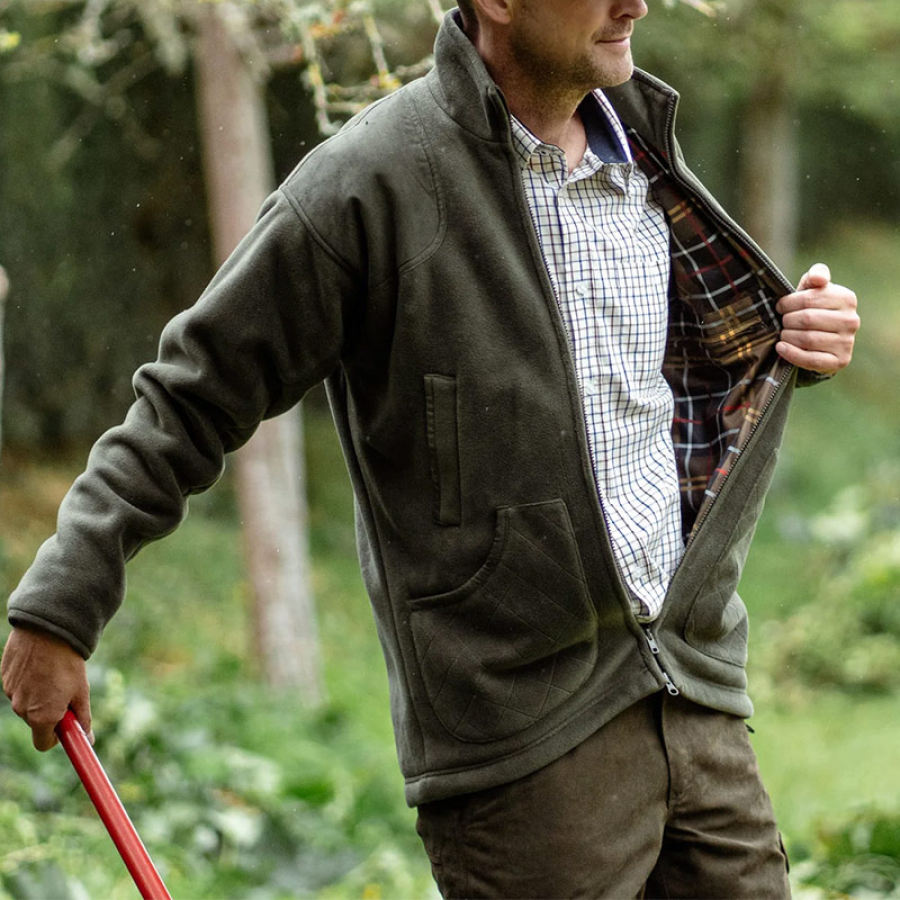 

Giacca In Pile Da Uomo Outdoor Forest Impermeabile E Calda