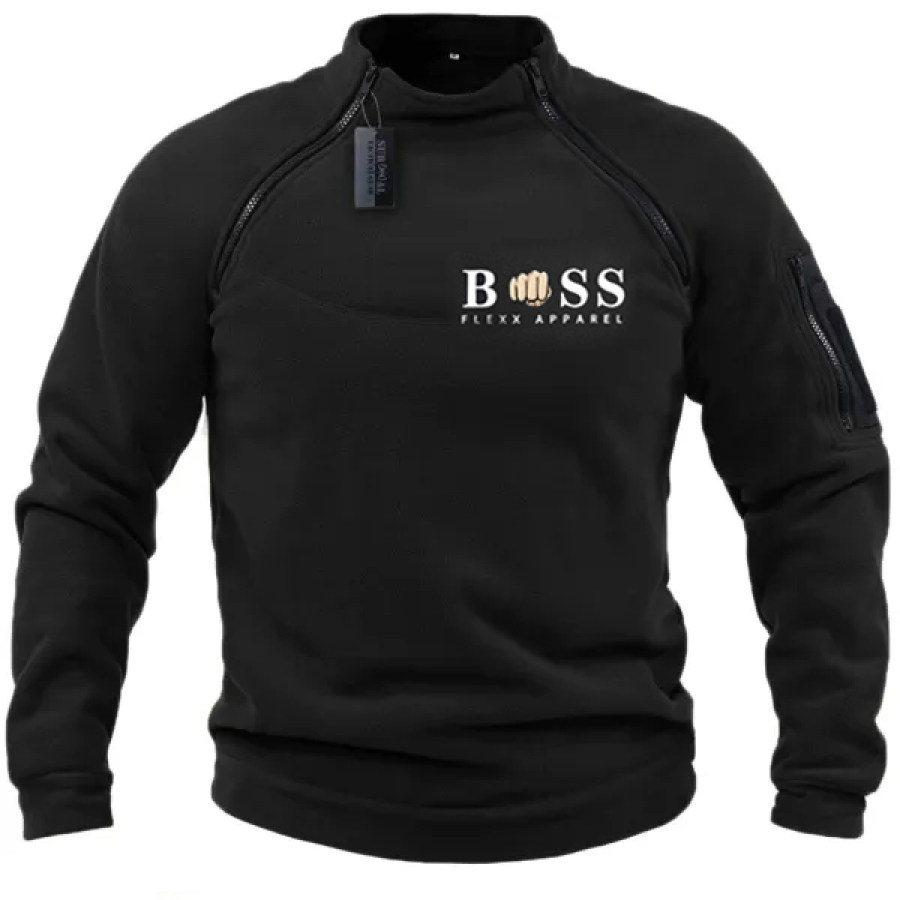 

Мужской открытый теплый и дышащий тактический свитер Boss