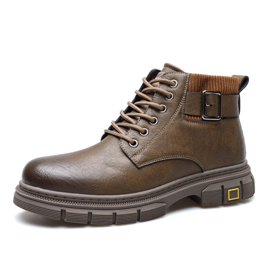 

Men's Workwear British Style High Top Martin Boots