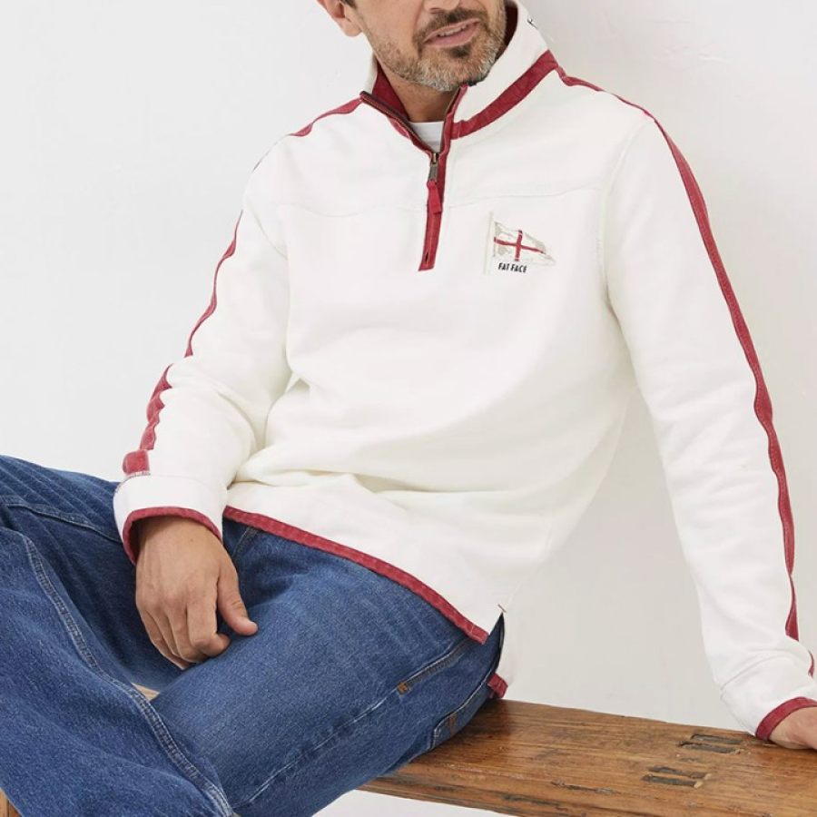 

Men's England Flag Sweatshirt Casual