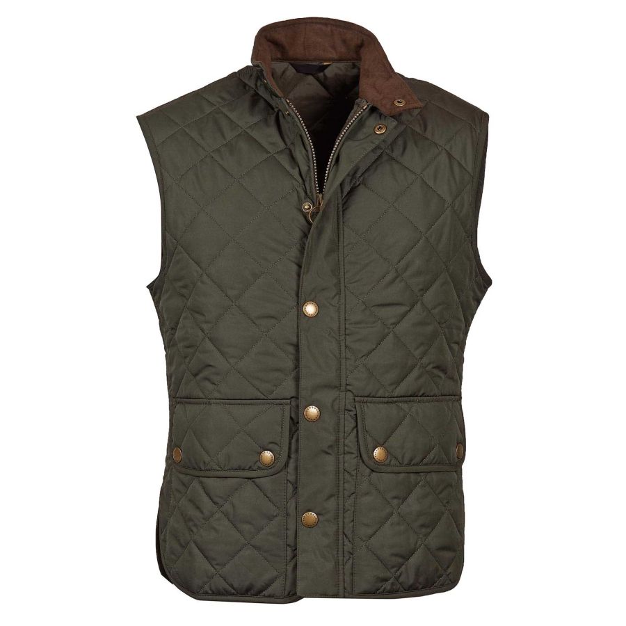 

Gilet Tascabile Trapuntato Vintage Da Uomo Verde Militare