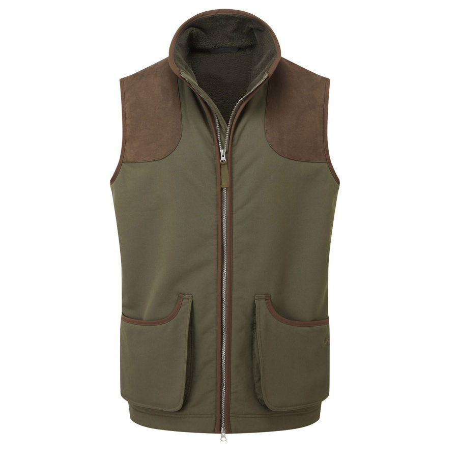 

Gilet Da Uomo Vintage Plus In Pile Colorblock Con Colletto Alla Coreana