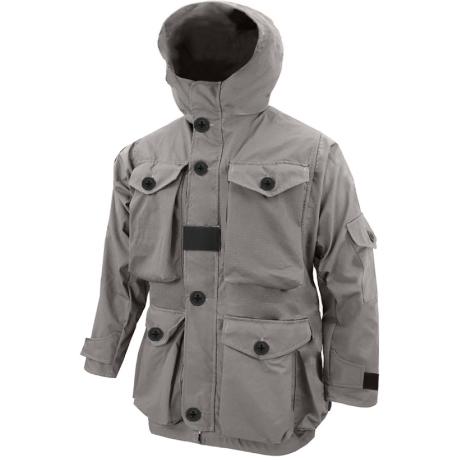 

Men's Tactical B211 Outdoor Multi-Function Windproof Waterproof Jacket Mountain Smock
