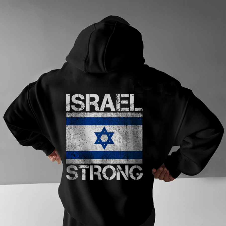 

I Stand With Israel Camiseta Sudadera Con Capucha De Gran Tamaño