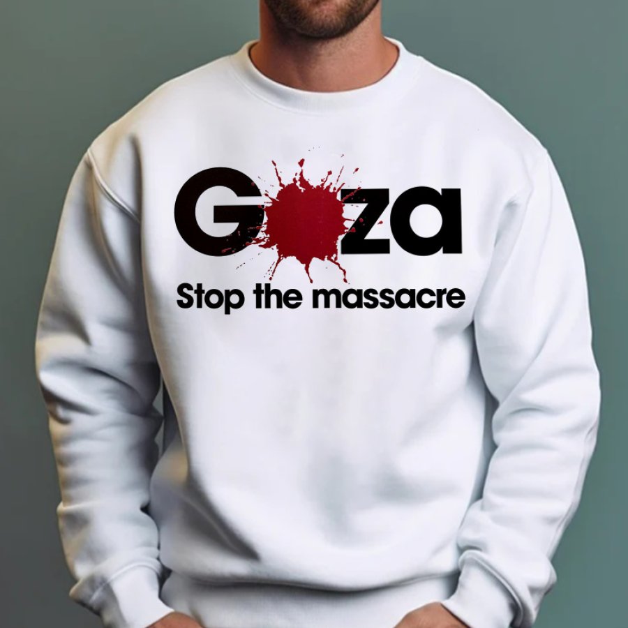 

Sudadera Con Fin Del Asedio A Gaza Palestina Libre Libertad Para Palestina Sudadera Retro Para Hombre