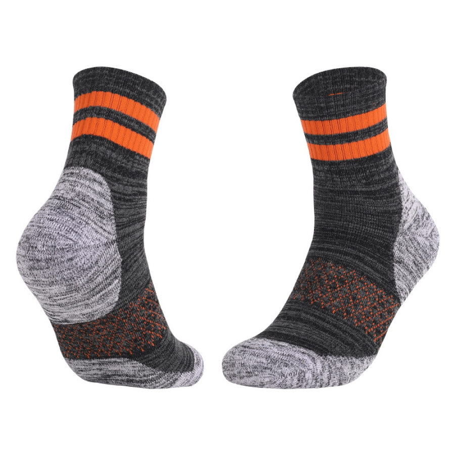 

Спортивные носки на открытом воздухе утолщенные махровые носки для походов впитывающие пот спортивные носки до середины икры для бега