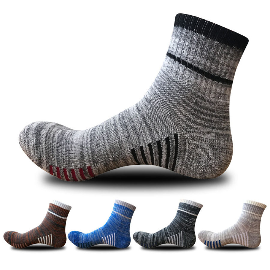 

Осенне-зимние мужские носки до середины икры спортивные носки носки-полотенца