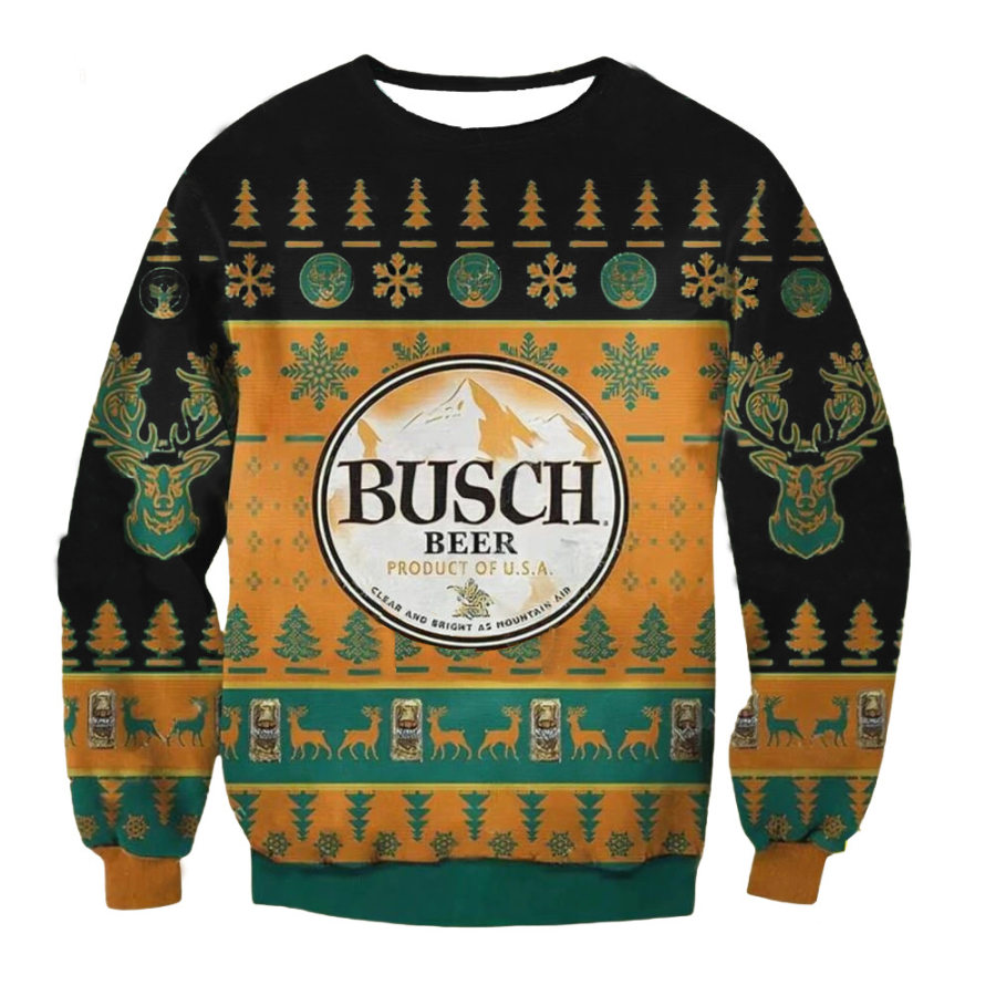 

Busch Classic Beer Ugly - Sudadera Navideña